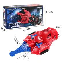 3 Meters Range Powerful Suction Cup Automatic Retractable Spider Web Launcher Glove - Rechargeable Electric Spider Glove With USB Cable & Screwdriver, Wrist-Mounted Superhero Roleplay Toy For Halloween, Anime Expo, Costume Party & Cosplay - Multicolor - View 8