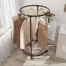 2 Styles Rotating Clothes Rack With Wheels - Sturdy 16mm Metal Tube, Independent Hanging Clothes Rack, Portable Design, Efficient Clothing Storage And Display, Black/White, Laundry Room Organizer | Hexagon Design | Metal Structure Rotating Clothes Rack With Wheels - Stable Storage Easy Operation, Efficient Clothing Display, Metal Structure Laundry Room Storage Clothes Rack