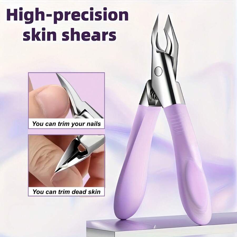 Stainless Steel Ingrown Toenail Nipper, Professional Pedicure Tool