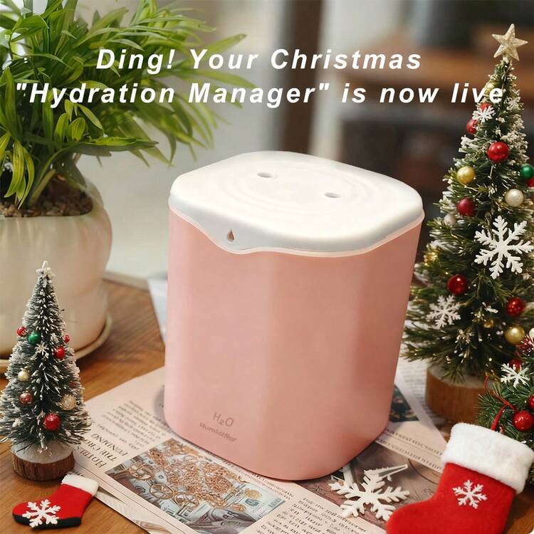 2L容量 デュアルミスト加湿器 1個、カラーLEDムードライト付きデスクトップ加湿器、デュアルノズル設計、大出力ミスト、USB給電、長時間稼働、低水位自動停止。オフィス、リビング、寝室、植物の加湿、ホームデコレーションに適しています。 - マルチカラー - 見る 9