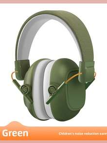 1pc Multi-Functional Noise-Proof Ear Muffs, High Density Memory Foam Lining, Adjustable Headband, Soft Ear Pads, Suitable For Airplane Travel, Drumming Practice, Library Study, Fireworks/Concerts, Family Travel (Pink/Blue/Mint Green/Military Green/Black/Pink) - Multicolor - View 14