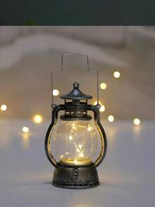 مصباح ليد ميني رجعي، شمعة إلكترونية فرنسية جديدة للأعياد، مصباح يدوي على شكل مصباح زيت لإضاءة الأجواء الاحتفالية، إضاءة ناعمة على طاولة الجانب، بحجم راحة اليد والهاتف، هدية عيد ميلاد مميزة للأصدقاء