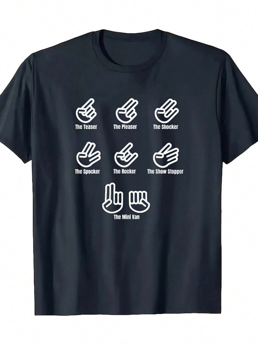 Unisex Sportswear T-Shirt | Dirty Humor T-Shirt With 8 Hand Gestures & Suggestive Phrases - Male/Female Anatomy Puns & Naughty Sayings - Unisex Adult Casual Funny Graphic Tee, Funny Adult Shirts, Funny Rude Shirts, Funny Shirts Dark Humor, Funny Adult T Shirts, Parody Shirts, Funny Graphic Shirts, Funny T Shirt, Funny T Shirts, Funny Tshirts, Funny Meme Shirts, Silly Shirts, Sarcastic Shirts, Funny Graphic T Shirt, Funny Tee Shirt, Funny Text Shirt, Sarcasm Tshirt, Funny Meme T Shirts, Sarcastic T - 黑色 - 查看 1