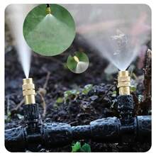 Sistema de riego por nebulización multifuncional para exteriores de 15m/20m/25m/30m, kit de enfriamiento y riego para jardín con boquillas de niebla de latón y tubería de 1/4", adecuado para jardín, invernadero e irrigación - Multicolor - Ver 6