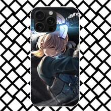 Fate Zero Stay Night Saber Phone Case Compatible With  17 Air 16 16E 15 14 Plus 13 Mini 12 11 Pro Max 7 8 + SE 2020 Soft Case Fundas, Case Compatible With  17 Pro Max Case,  17 Pro Case,  17 Case,  16 Pro Max Case - HA109-10 - View 4