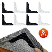 2Set (8pcs/Set) Anti Slip Rug Underlay Non Slip Rug Grippers Mat For Carpets To Stop Sliding