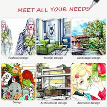 80-Color Alcohol Marker Set, Double-Pointed Art Marker For Permanent Sketching And Marking In Painting, Suitable For Adult Coloring, Illustration Alcohol Marking, Artist Pen - 80 Colors/set - View 6