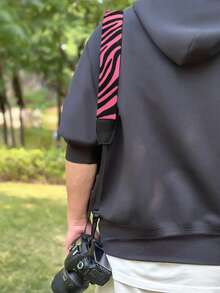 1pc Zebra Stripe Camera Shoulder Strap, Suitable For Various DSLR Cameras And Some Mirrorless Cameras - Multicolor - View 4