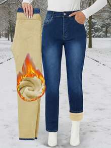 Leggings de mujer de terciopelo cálido y elástico para otoño e invierno, de tela de terciopelo y gruesa, adecuados para viajes al aire libre en invierno, disfraces de fiesta de Halloween para mujeres