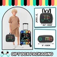 ¡RecomendadoInprof - Juego de maletas para niños, equipajes para niños y niñas, Negro -, 40.64 cm¡Top de Temporada - Muy - Ver 5