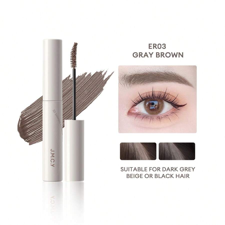 J.M.C.Y 防水持久眉色凝胶，天然野生眉笔，棕色 - R03 GRAY BROWN - 查看 1