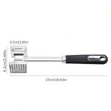 Meat Tenderizer Hammer With Comfortable-Grip Handle, Dual-Side Mallet For Kitchen, Heavy Duty Pounder For Tenderizing Steak, Beef And Fish - Multicolor - View 6