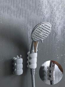 Shower Suction Cup Nozzle Base Shower Head Bracket Accessories Universal Non-Punching Movable Fixed Seat Universal Silicone - Multicolor - View 1