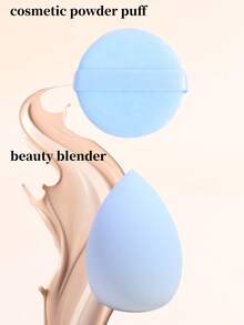 1pc Extra Large Face Powder Brush, Makeup Brush For Nail Powder, Blush Brush, Multi-Functional Makeup Brush, Soft Hair Beauty Tool Brush - Multicolor - View 7