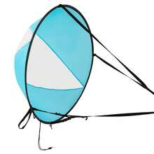 HOHOBLA Paddle Board Sails,Durable Paddle Board Wind Sail,Foldable Simle Sail,Blue,Round Downwind Sail,Kit Kayak Wind Sail Kayak Paddle Board Accessories,For Paddle Boards, Kayaks, And Canoes. [US STOCK, Christmas Gift] - Blue - View 8