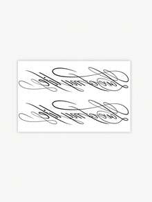 Miếng dán hình xăm thảo dược tạm thời này có tác dụng từ 7-14 ngày. Sản phẩm có thiết kế hoa Anh đen nghệ thuật với dòng chữ "Love My Life", tạo nên một hình xăm tạm thời lãng mạn, phù hợp để dán ở vai. Một vật dụng không thể thiếu trong cuộc sống hàng ngày của những người sành điệu. - màu đen - Xem 4