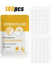 1080 piezas de pegatinas transparentes para la cara - sin alcohol, sin fragancia, suaves y no irritantes, decorativas para la cara y la piel. 280 piezas de pegatinas decorativas para la cara con forma de estrella de colores variados, impermeables y transpirables, para uso facial diario, esenciales para pegatinas faciales y fotografía, convenientes para viajes y fiestas, secreto de belleza, accesorios fotográficos perfectos, adecuados para todo tipo de piel y edades. 720/360/216/72 piezas