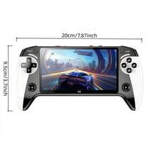 Portable Retro Game Console 5.5 Inch Large Screen, Supports Ten Emulators, Ultra HD Graphics, Perfect Gift For Day, Father's Day, Christmas, Portable Handheld Console - 黑色 - 查看 3
