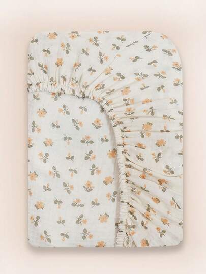 1件套婴儿床单套装，透气男女通用婴儿床垫罩，超柔软细纤维标准婴儿床/迷你婴儿床床垫保护套