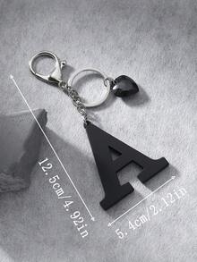 1pc Fashion Exaggerated English Letter Acrylic Unisex Keychain, Couples Accessory, Holiday Backpack For School Halloween Accessories Teachers Day Christmas Gift Ideas Bag Accessories Lanyards With Id Holder Car Accessories Bag Charms - Silver - View 25