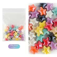 Surtido de cuentas decorativas DIY, disponibles en ojo de gato, flor con cascabel, corazón y bolas, materiales para hacer joyas, pulseras, aretes y colgantes - Juego de accesorios de cuentas - Ver 13