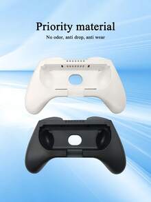 2 tay cầm điều khiển Switch Joy-Con, chống trượt, chống mồ hôi, chống rơi, chống trầy xước, nâng cao trải nghiệm chơi game, tương thích với Switch OLED và bộ điều khiển Switch - Đen+Trắng - Xem 7