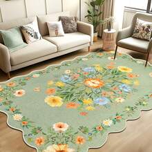 Alfombras y juegos de alfombras - ribete de encaje verde - Ver 10