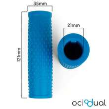 OcioDual 24/48 Hour Delivery. 2x Rubber Handlebar Grips, Compatible With Xiaomi Electric Scooter 1S / M365 / Essential / Pro / Pro 2. Electric Scooter Accessories. Bicycle Grips. Scooter Handlebar. Blue - 藍色 - 查看 6