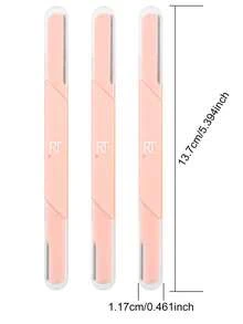 Set de 3 Navajas para la cara y las cejas de Real Techniques - Rosa coral - Ver 9