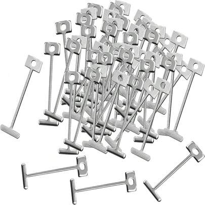 50pcs/100pcs 1.5mm Replacement Steel Needles For Flooring Wall Tile Leveling System, Leveler Replaceable Pin Reusable Spare Steel Pin Tiling Construction Tools