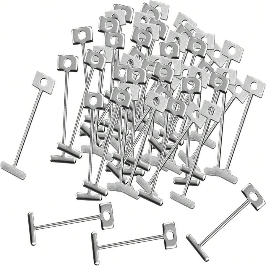 50pcs/100pcs 1.5mm Replacement Steel Needles For Flooring Wall Tile Leveling System, Leveler Replaceable Pin Reusable Spare Steel Pin Tiling Construction Tools - Multicolor - View 1