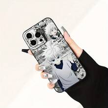 Diseño de estilo urbano juvenil rebelde de anime, una funda para teléfono a prueba de golpes y caídas que ofrece protección integral. Adecuado para la serie  16/15/14/13/12/11/X/XR/XS/8/7/SE Mini Plus Pro Max, perfecto como regalo para novios o novias. - Mezcla de colores - Ver 8