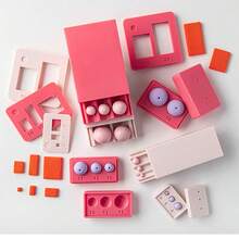 1个/2个软陶圆形模具，手工粘土圆球珠定位穿孔工具，带容量测量功能，适合初学者软陶首饰制作的工艺工具 - 杏色 - 查看 10