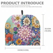 Mandala Flower Tea Cozy Keep Warm Teapot Insulation Cover Bohemia Tea Cosy For Teapot Boho Home Kitchen Decorative,MandalaFlower - MandalaFlower - View 4