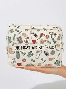 新款 Ouchie Pouch 收納袋 - 醫療袋、盥洗包、旅行必備，多彩設計適用於、化妝品和旅行用品，個人護理收納袋，便攜式醫療收納袋，可存放和醫療用品 - 彩色 - 查看 10