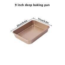 9/11/13-Inch Non-Stick Deep Cake Pan With Extra Height For Baking Chiffon Cake, Swiss Roll, Cookies, Bread, Biscuits, And More, Home Kitchen Bakeware For Baking Cakes - Rectangular Deep Cake Plate - View 12