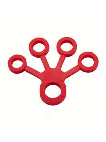1 pieza Expansor de dedos con forma de mano de silicona caliente, entrenador de desarrollo muscular de la mano, reductor de fuerza de agarre elástico de los dedos, juguete antiestrés - Multicolor - Ver 15