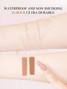 Romantic Beauty RMT 2-In-1 Eyebrow Pencil Set - Deep Brown Eyebrow Pencil - Waterproof Long-Lasting Formula - Dual-Ended Fine Tip Eyebrow Pencil + Eyebrow Brush - Suitable For Warm Tones/Dark Eyebrows - 01淺棕色 - 查看 3