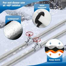 Self-Adhesive Insulation Pipe Sleeve With Aluminum Foil For Water Pipe Solar Heater Fire Protection Pipe - Multicolor - View 3