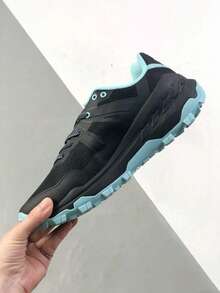 Zapatos deportivos de corte bajo MAMMUT Sertig, antideslizantes, resistentes a la abrasión y con amortiguación de impactos, cómodos y de moda para senderismo al aire libre (comprar una talla talla grande grande) - Celeste - Ver 3