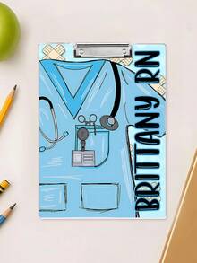 Custom Nurse Scrubs Clipboard-13styles. Personalized Nurse Gift, Nurse Appreciation Week Gift, CNA Gifts, Medical Assistant Clipboard, Medical Gift Ideas - Multicolor - View 23
