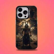 Funda de Teléfono de Dios Egipcio Antiguo Anubis para iPhone 16, 15, 14, 13, 12, 11, Mini, Pro, E, SE4, XS, MAX Compatible Cubierta Mate Negra Candy para iPhone 17 Air - Z1 - Ver 11