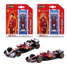 Model Mobil Diecast F1 Bburago 2025 Skala 1:64 Terbaru - SF25/ RB21/AMG W16 E Performance/ MCL39 Model Mobil Balap Paduan, Hadiah Koleksi Sempurna untuk Liburan dan Ulang Tahun - SF25#44 - View 3