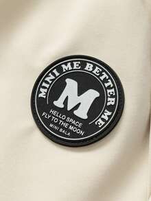 mini bala 2025冬季新款儿童保暖防风防水防水羽绒裤 - 淺卡其 - 查看 7