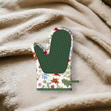 Guantes de cocina navideños resistentes al calor y antideslizantes para hornear y asar. - Multicolor - Ver 4