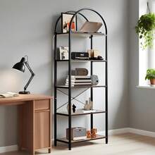 Bookcases - 5 Layers - Brown - View 5