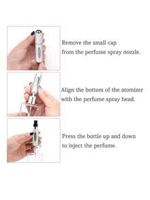 旅行装香水可灌装，5毫升，旅行必备，迷你香水瓶，喷雾瓶灌装机，迷你便携式空液体容器，旅行必备，海滩夏季度假旅行收纳包，返校季，1瓶旅行装香水可灌装 - 彩色 - 查看 8