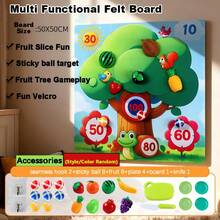 Kids Play Kitchen Cutting Toy Set, Realistic Fruit & Vegetable Playset With 2 Large Apples, Storage Box, Knife & Cutting Board, Ideal Gift For Boys Girls Birthday Christmas, Develops Hands-On Skills, Imagination - Red - View 13