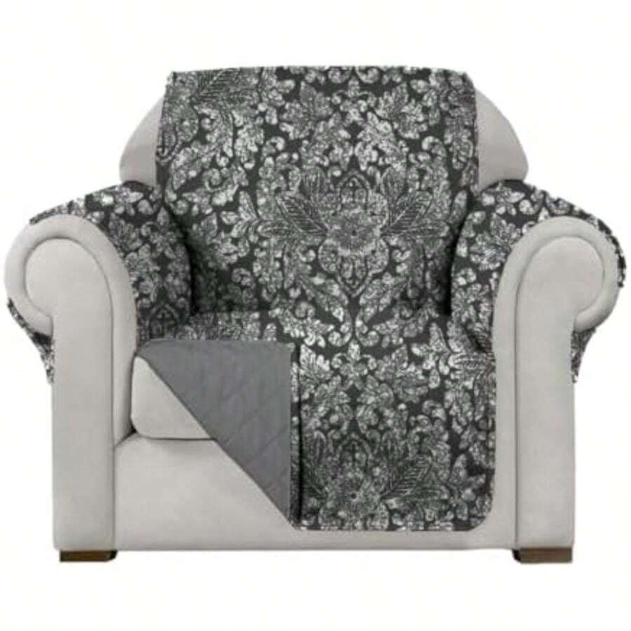 Polyblanc Cubre Salas 3 Piezas, 2 Vistas, capitonado. (Terracota) | Fundas para sillones | Cubre Sillon | cubresala 3 Piezas(Trujillo) - Multicolor - Ver 1