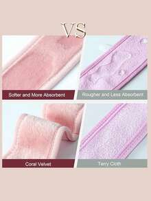 3pcs/Set Headband & Wristbands, Suitable For Face Washing, Cleansing, Makeup Application, Makeup Removal, Travel, Fits All Skin Types - Multicolor - View 6